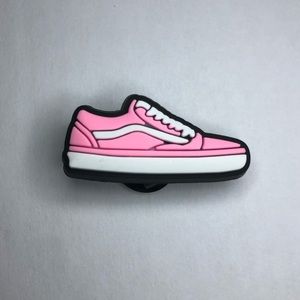 5/$10 Pink Vans crocs shoe charm/jibbitz